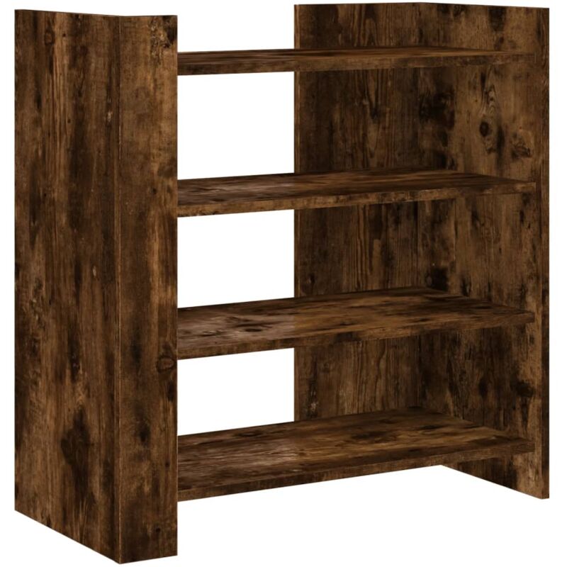 foto del prodotto credenza rovere fumo 73,5x35x75 cm in legno multistrato vidaxl