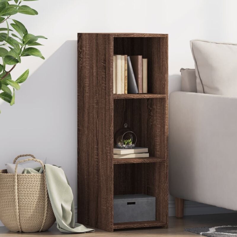 foto del prodotto credenza rovere marrone 30x41x93 cm in legno multistrato vidaxl