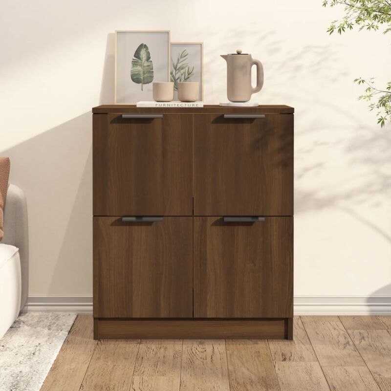 foto del prodotto credenza rovere marrone 60x30x70 cm in legno tecnico vidaxl