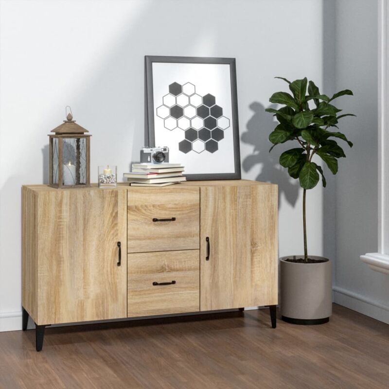 foto del prodotto credenza rovere sonoma 100x36x60 cm in legno multistrato vidaxl