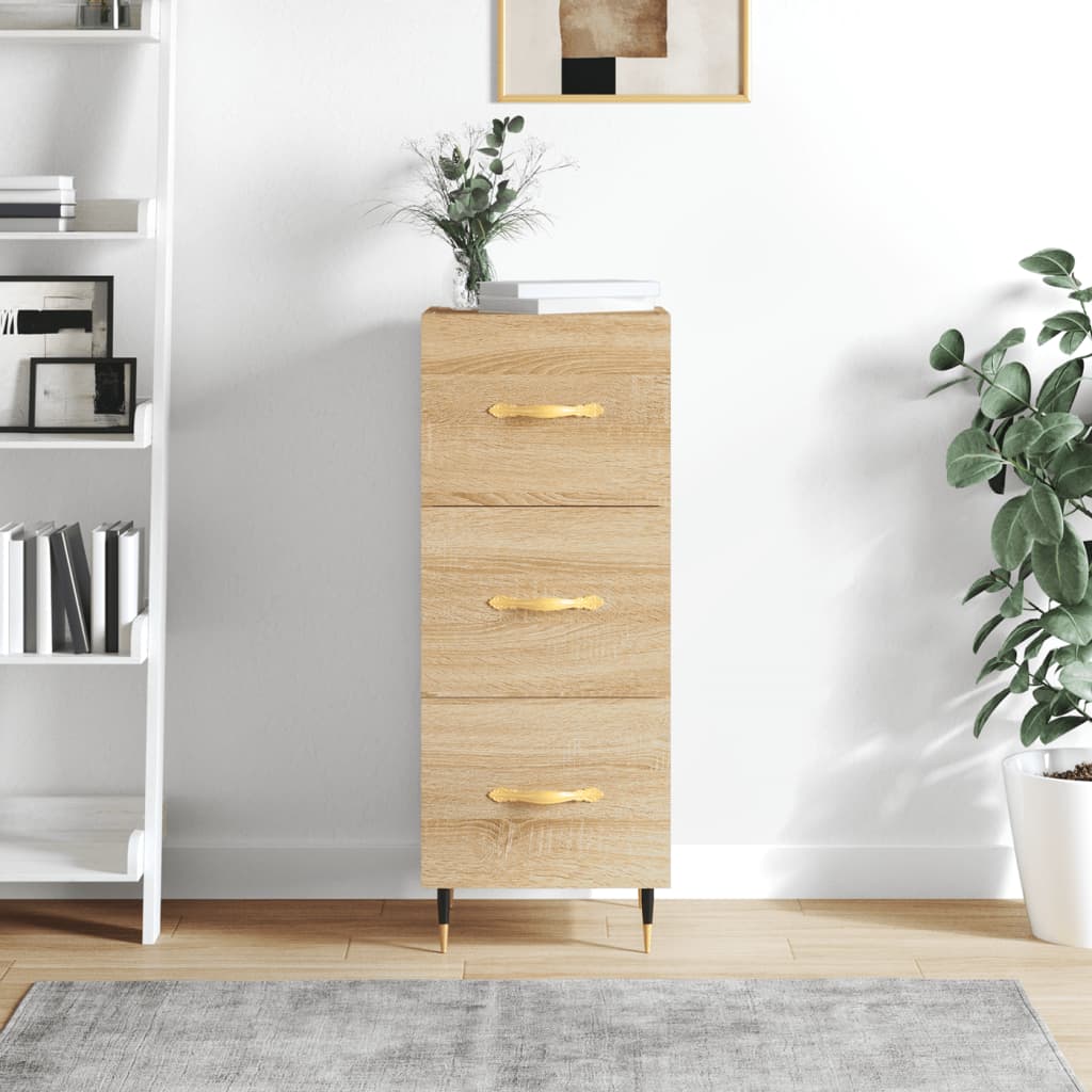 foto del prodotto credenza rovere sonoma 34,5x34x90 cm in legno multistratocod mxl 128349