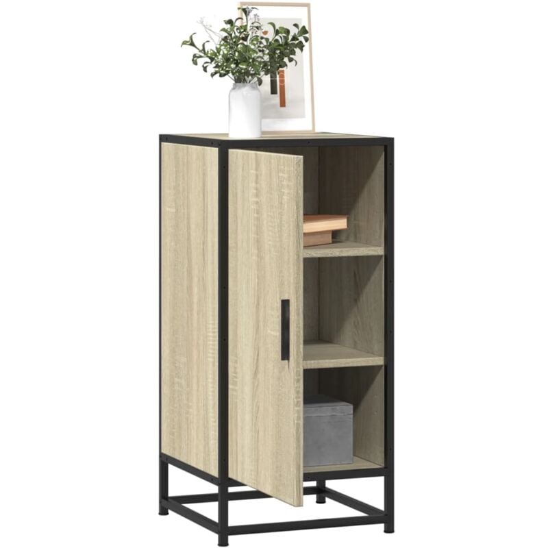 foto del prodotto credenza rovere sonoma 35,5x35x76 cm in truciolato vidaxl