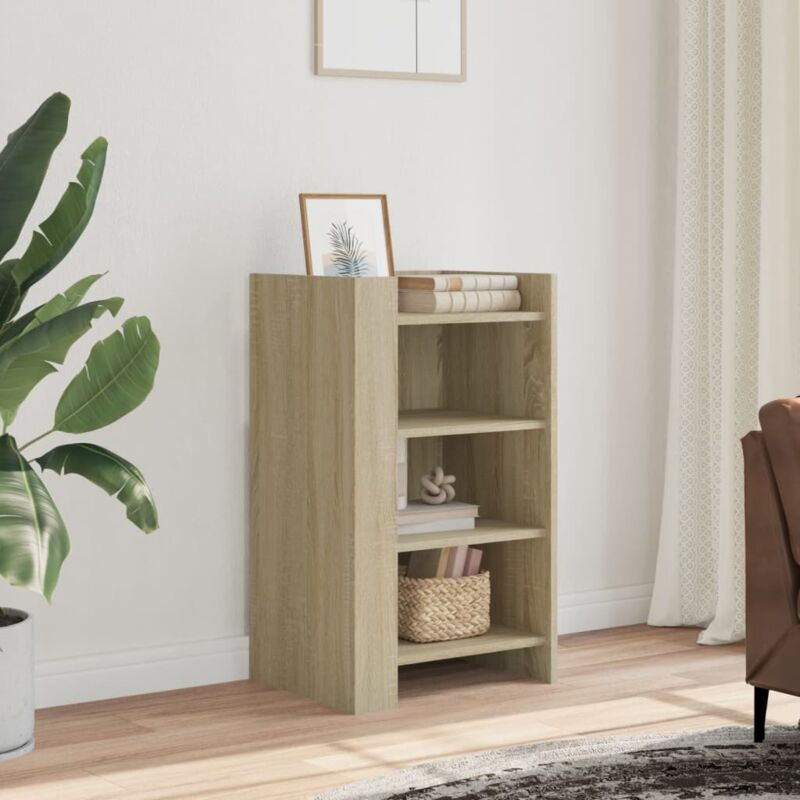 foto del prodotto credenza rovere sonoma 45x35x75 cm in legno multistrato - vidaxl
