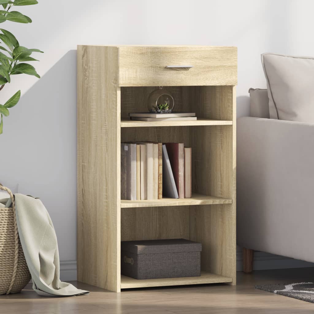 foto del prodotto credenza rovere sonoma 50x42,5x93 cm in legno multistrato