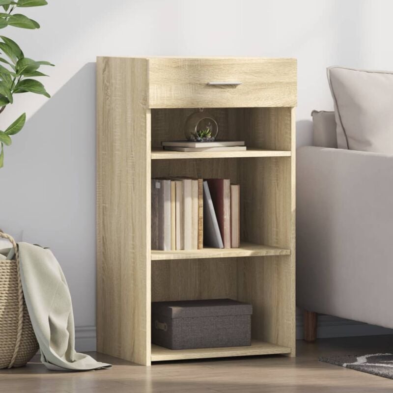 foto del prodotto credenza rovere sonoma 50x42,5x93 cm in legno multistrato vidaxl