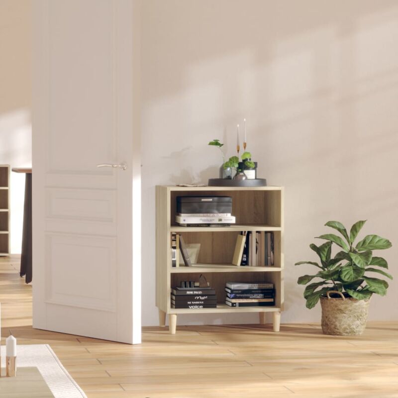 foto del prodotto credenza rovere sonoma 57x35x70 cm in legno multistrato vidaxl