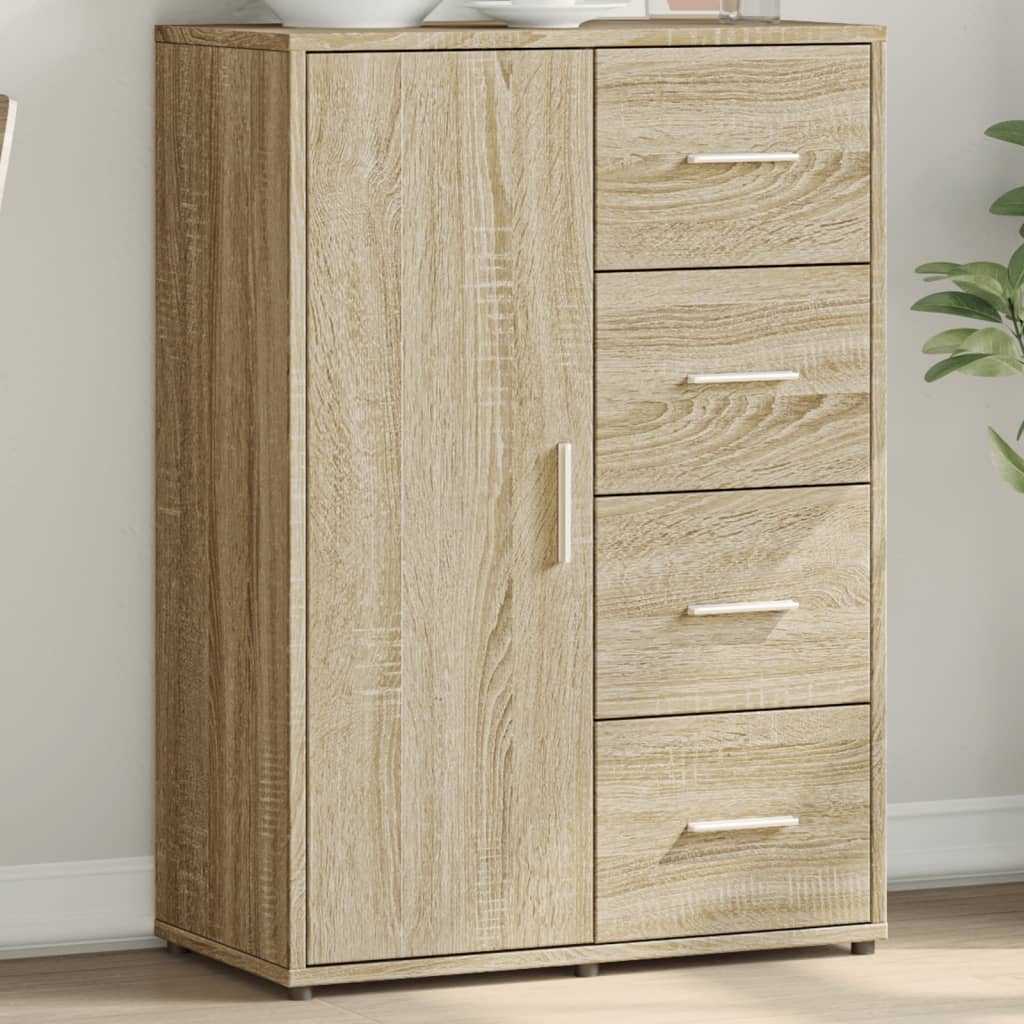 foto del prodotto credenza rovere sonoma 60x31x84 cm in legno multistratocod mxl 116542