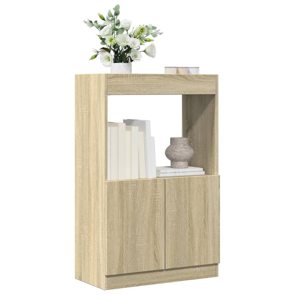 foto del prodotto credenza rovere sonoma 63x33x100 cm in truciolato