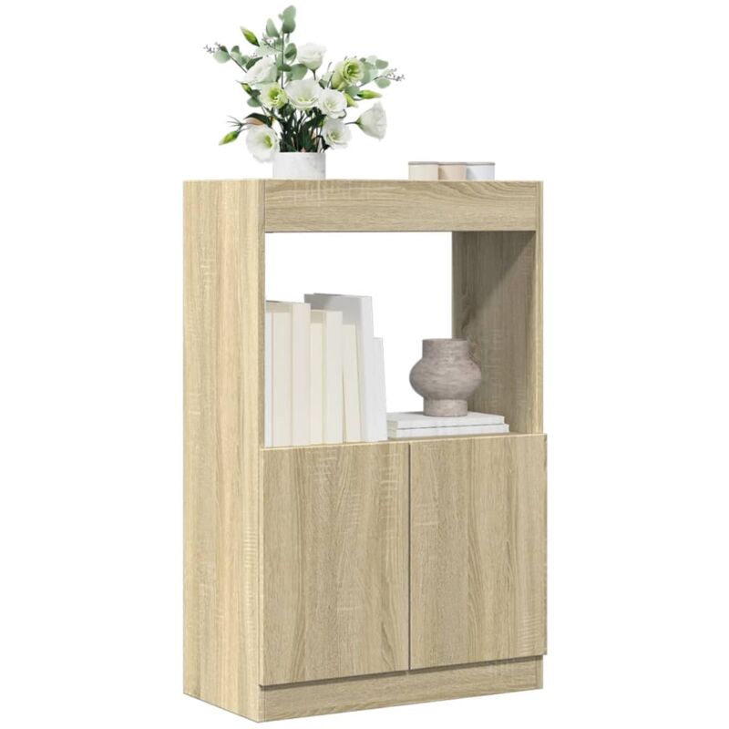 foto del prodotto credenza rovere sonoma 63x33x100 cm in truciolato vidaxl