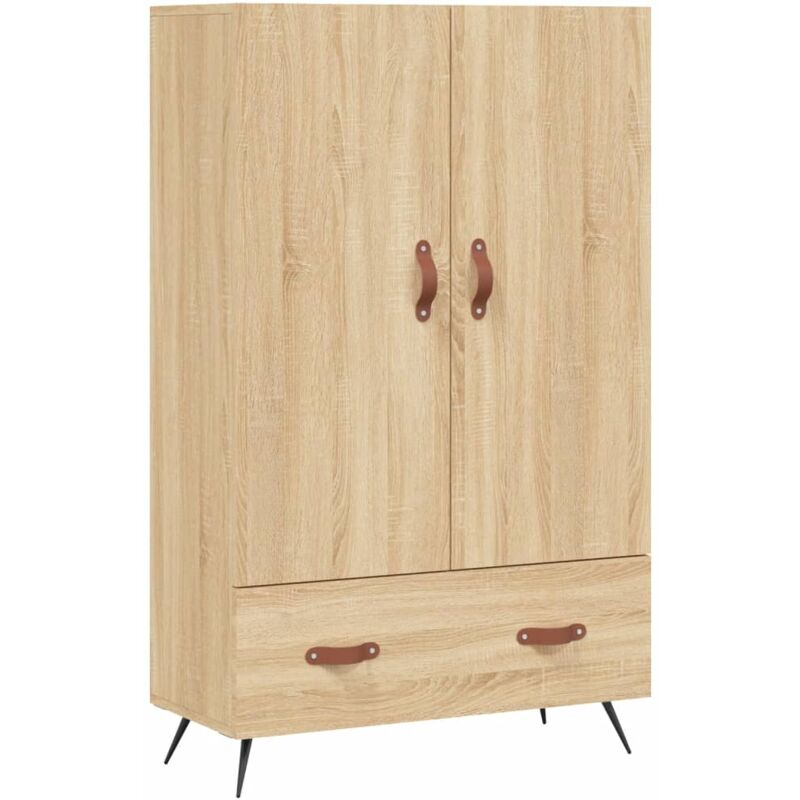 foto del prodotto credenza rovere sonoma 69,5x31x115 cm in legno multistrato vidaxl