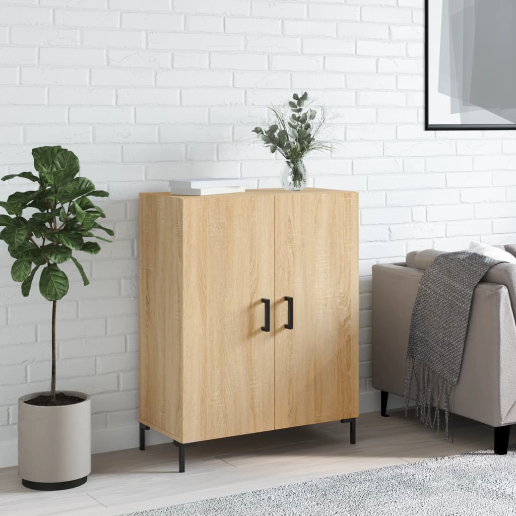 foto del prodotto credenza rovere sonoma 69,5x34x90 cm in legno multistratocod mxl 104629