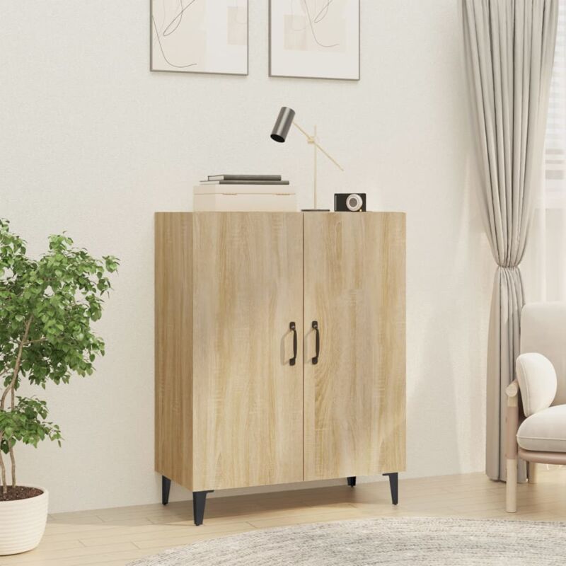 foto del prodotto credenza rovere sonoma 70x34x90 cm in legno multistrato vidaxl