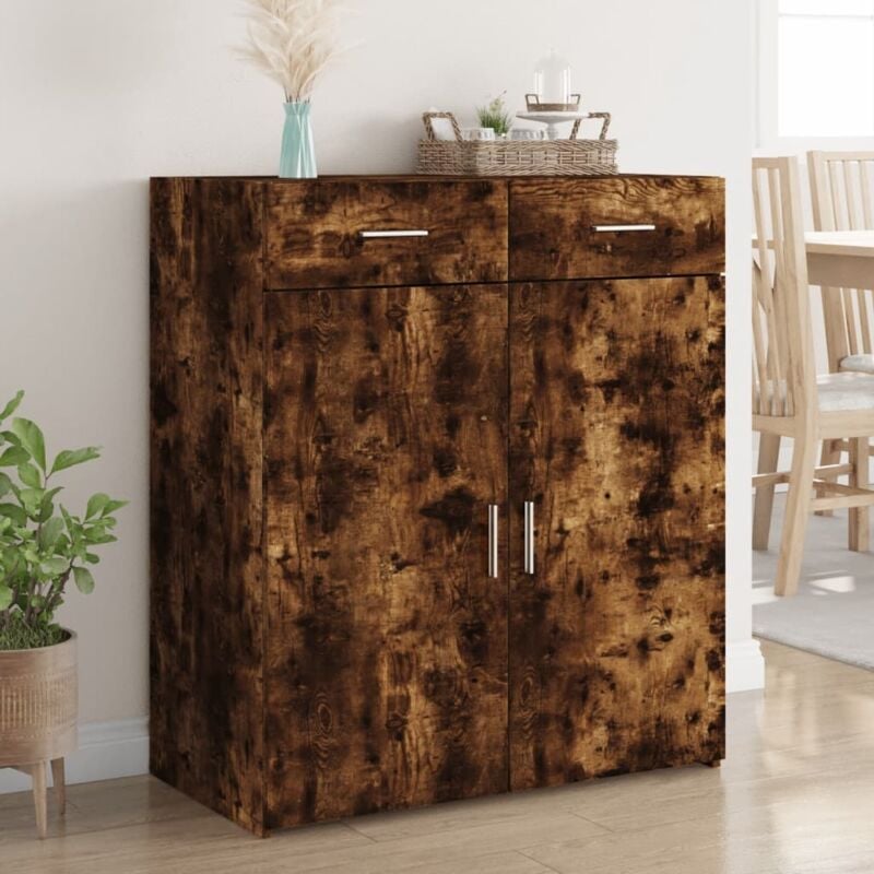 foto del prodotto credenza rovere sonoma 80x42,5x93 cm in legno multistrato vidaxl