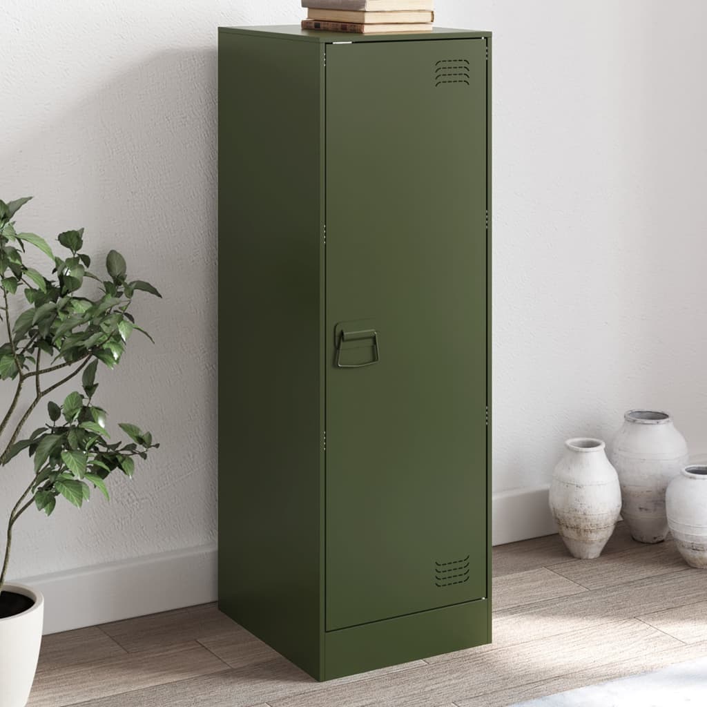 foto del prodotto credenza verde oliva 34,5x39x107 cm in acciaio
