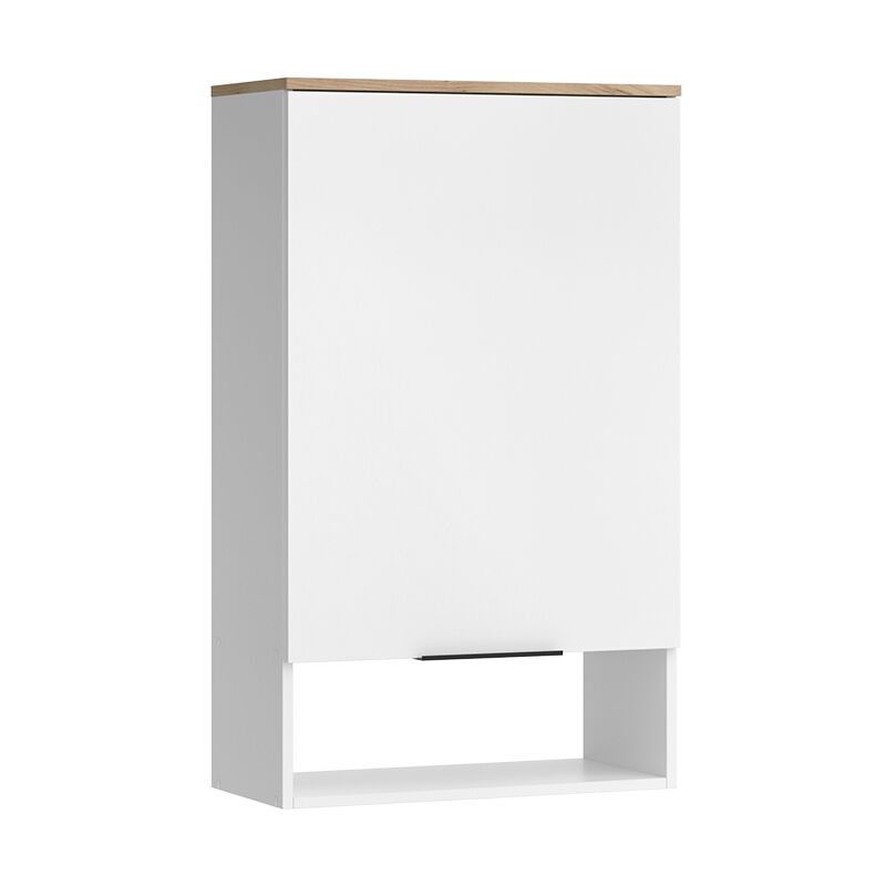 foto del prodotto credenza wido, bianco sonoma, 60 x 100 cm con porta vicco