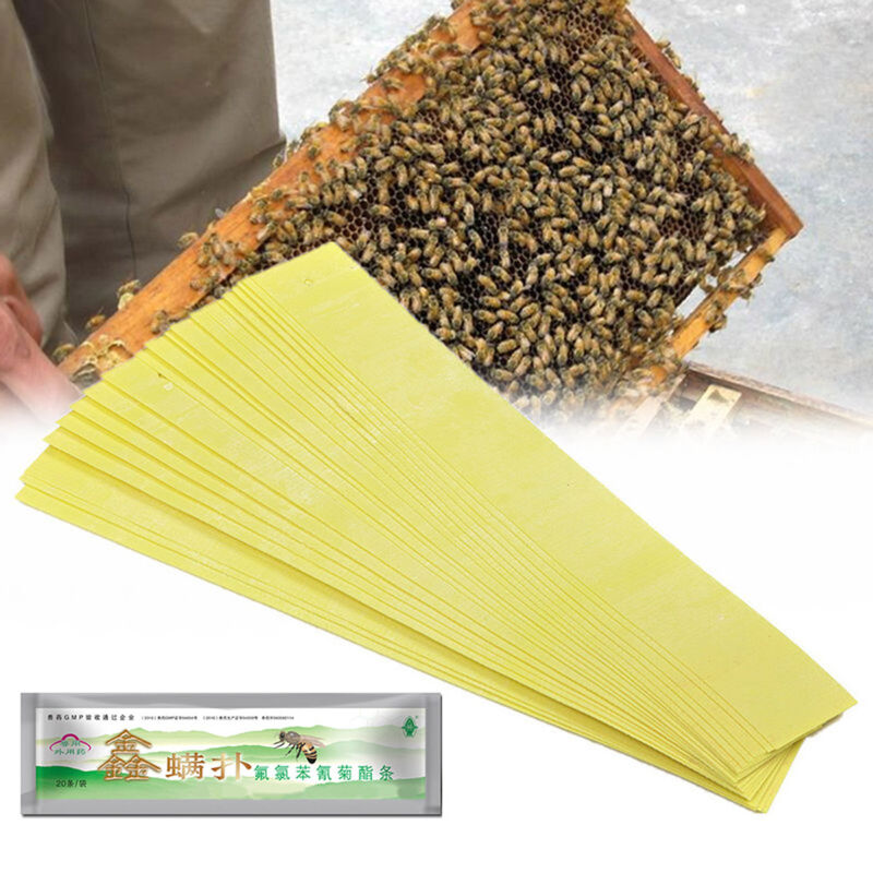 foto del prodotto crediri 20 pack strisce per apicoltura professionale fluvalinate contro l acaro varroa api