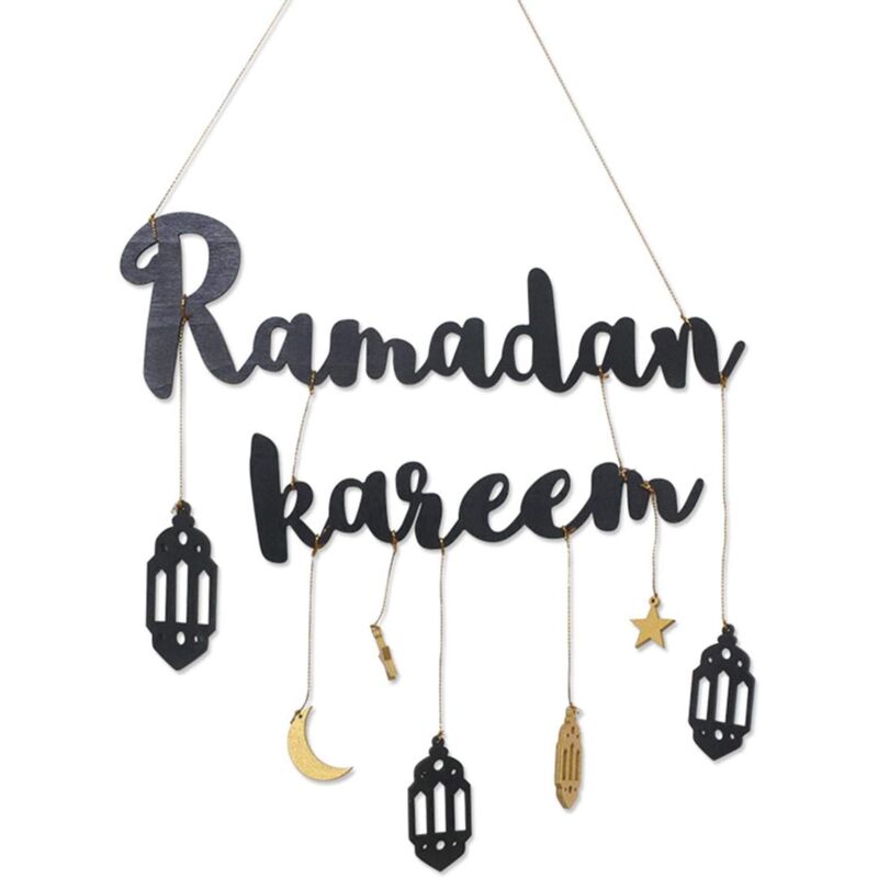 foto del prodotto crediri decorazione da parete con scritta ramadan kareem