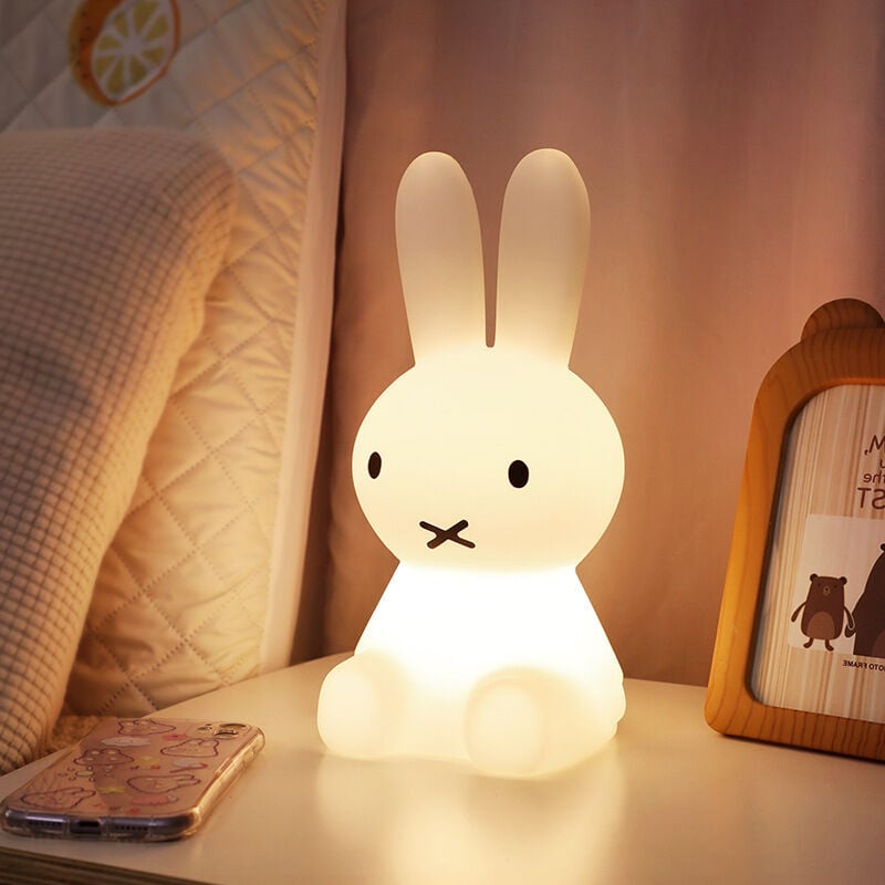 foto del prodotto crediri led luce notturna per bambini giocattolo coniglio decorazione della stanza luce notturna colorata adatta per regali per bambini decorazione