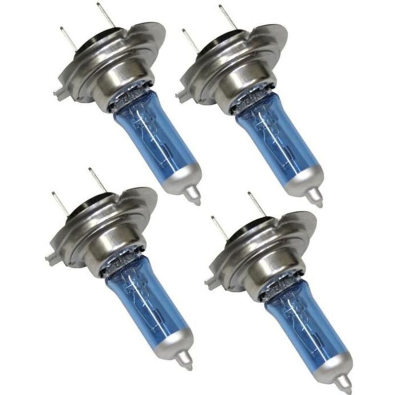 foto del prodotto crediri set di 4 lampadine effetto xeno h7 12v 55w 5500k