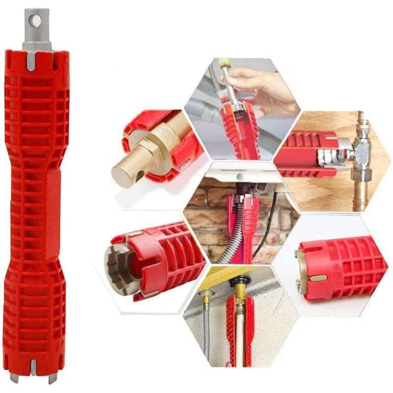 foto del prodotto crediri strumento di installazione per rubinetti e lavandini strumento di installazione per rubinetti e lavandini chiave per tubi dell acqua per