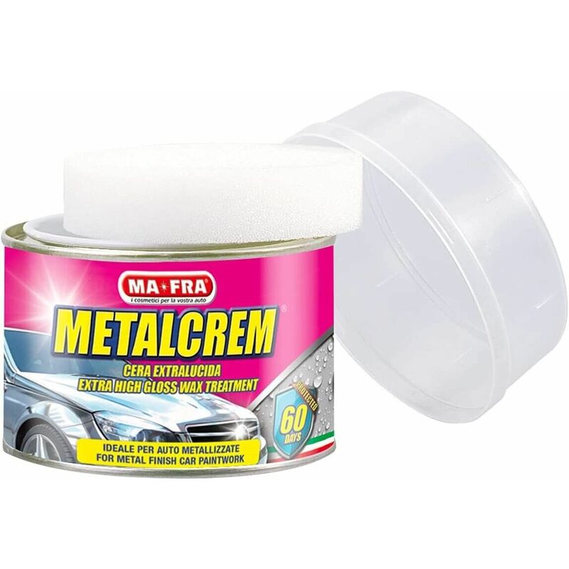 foto del prodotto crema extralucida auto ma fra metalcrem lucida protegge carrozzeria moto 250 ml.