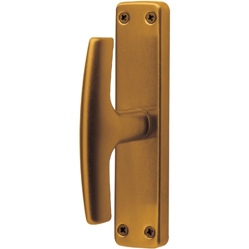 foto del prodotto cremonese con fori 150x34 mm in alluminio anodizzato con finitura bronzata per porte finestre