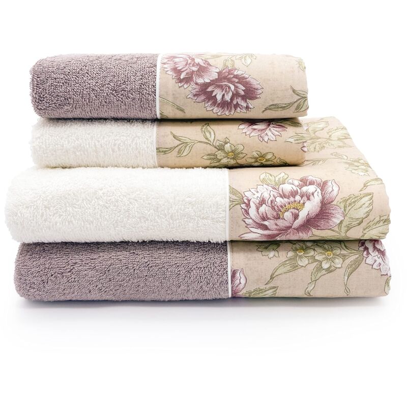 foto del prodotto creole set di asciugamani da bagno, rosy cipria, 4 unit 