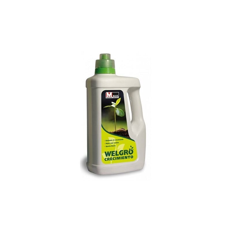 foto del prodotto crescita di mass welgro, fertilizzante npk 10 5 5 con ferro, bottiglia da 1 litro