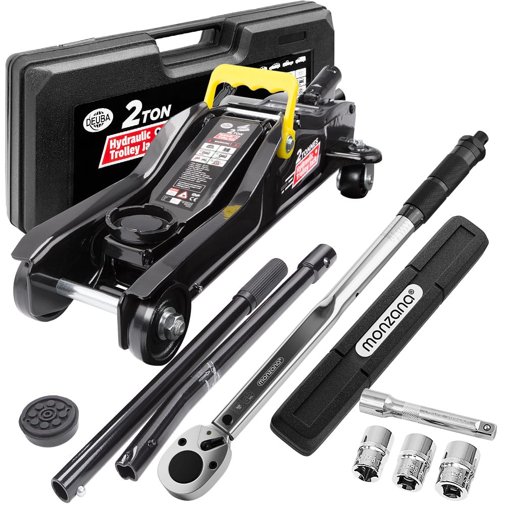 foto del prodotto cric 2t 85 330mm chiave dinamometrica 6 pz
