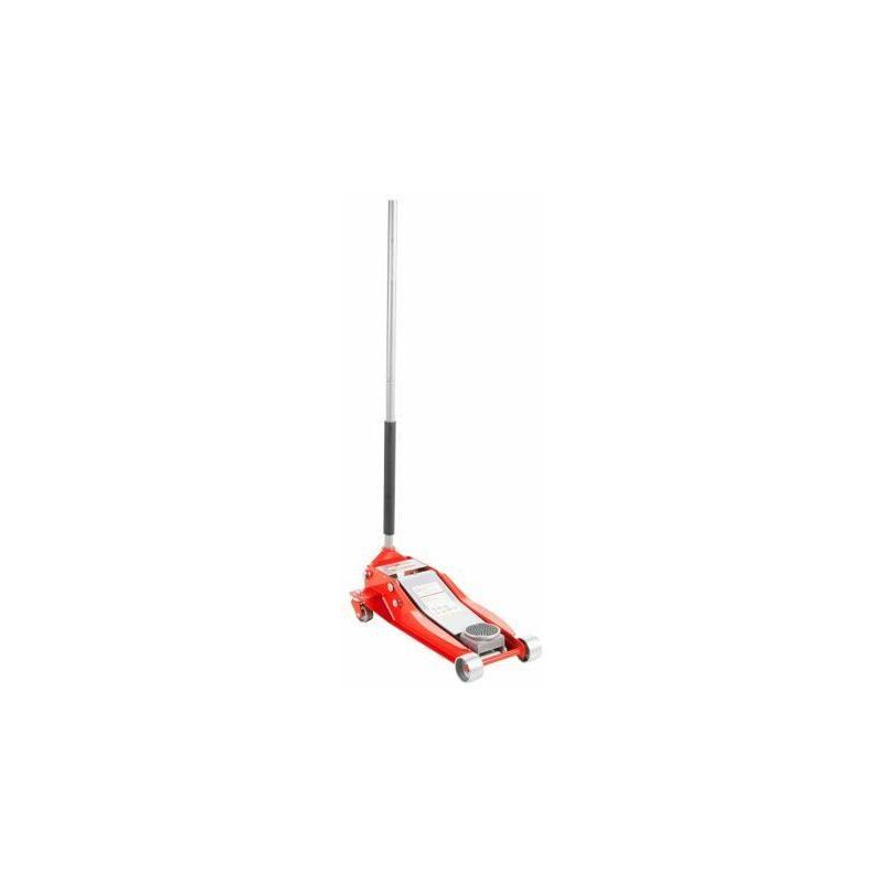 foto del prodotto cric a carrello 4 ton a profilo ribassato sollevatore idraulico holzmann rwh400