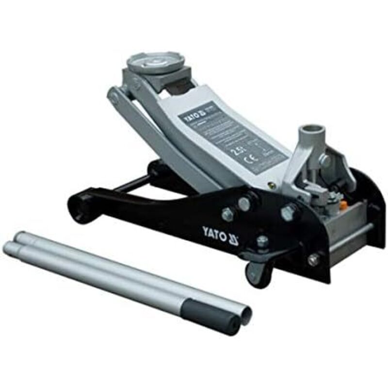 foto del prodotto cric idraulico yato yt-17211 3t - 4 ruote, max. 45,7 cm