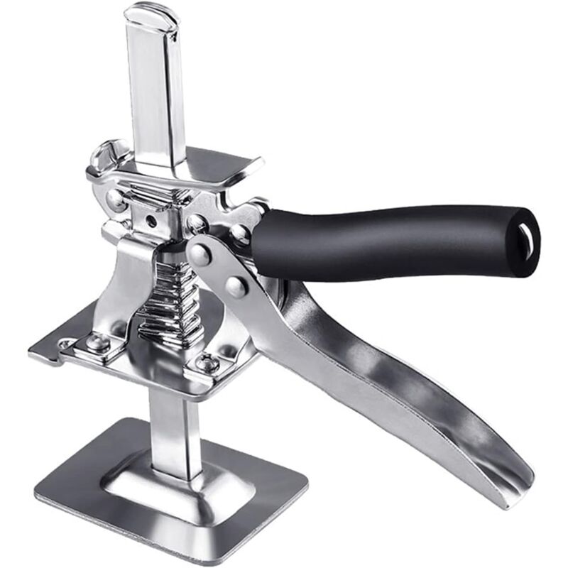 foto del prodotto cric manuale, utensile di serraggio portatile con capacit di 100 kg per pavimenti, finestre, armadi, hvac, installazione di ponti scala di