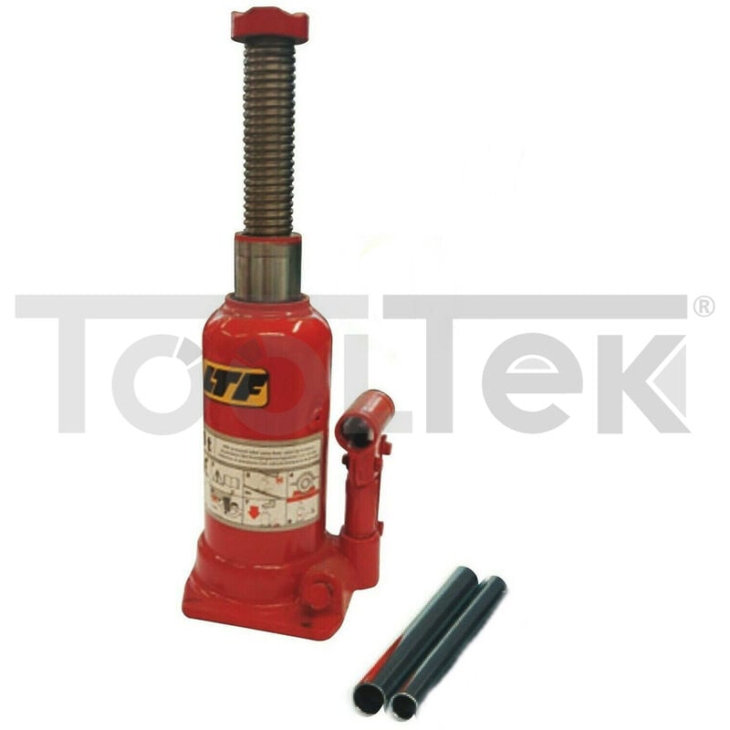 foto del prodotto cric sollevatore crick idraulico a bottiglia 3ton auto 363mm ltf