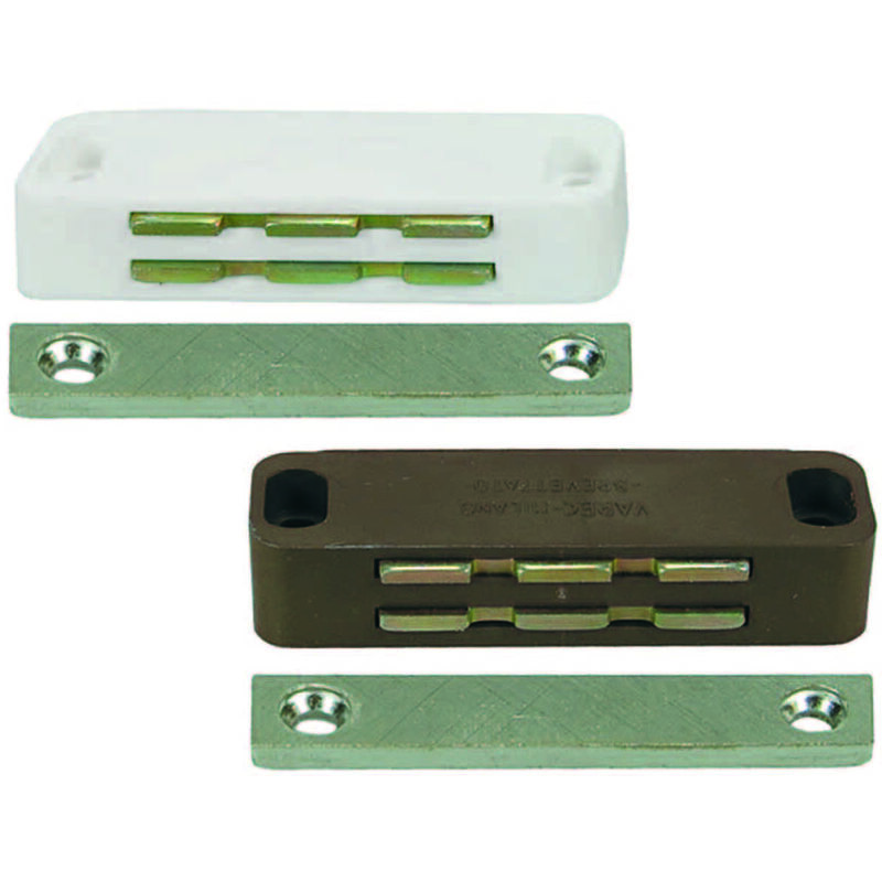 foto del prodotto cricchetti magnetici grandi mm.74x20x16h. attrazione kg.14 marrone uc20
