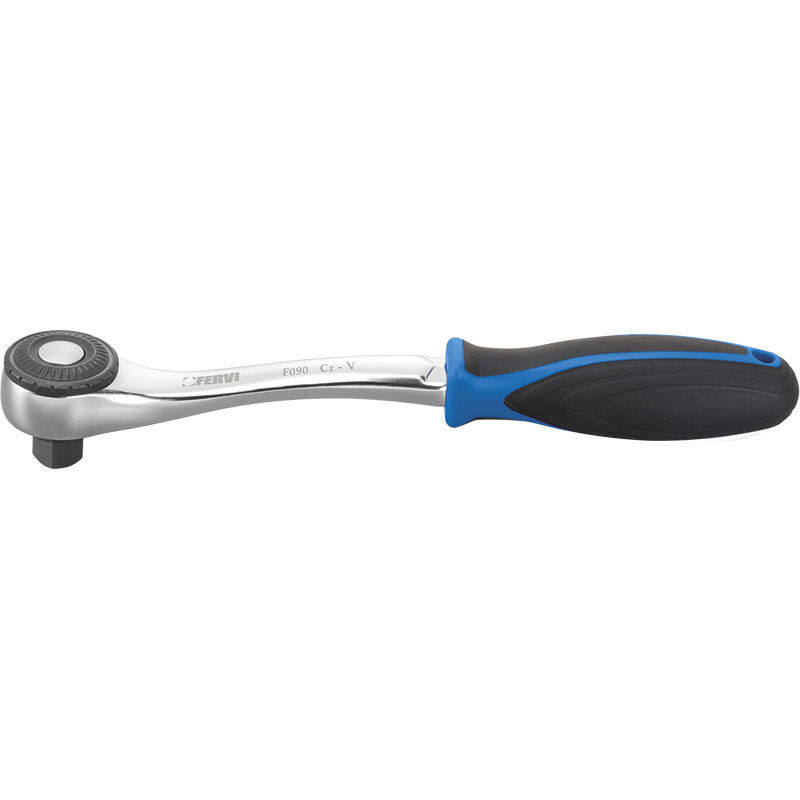 foto del prodotto cricchetto ergonomico 1 4 fervi f090 1 4