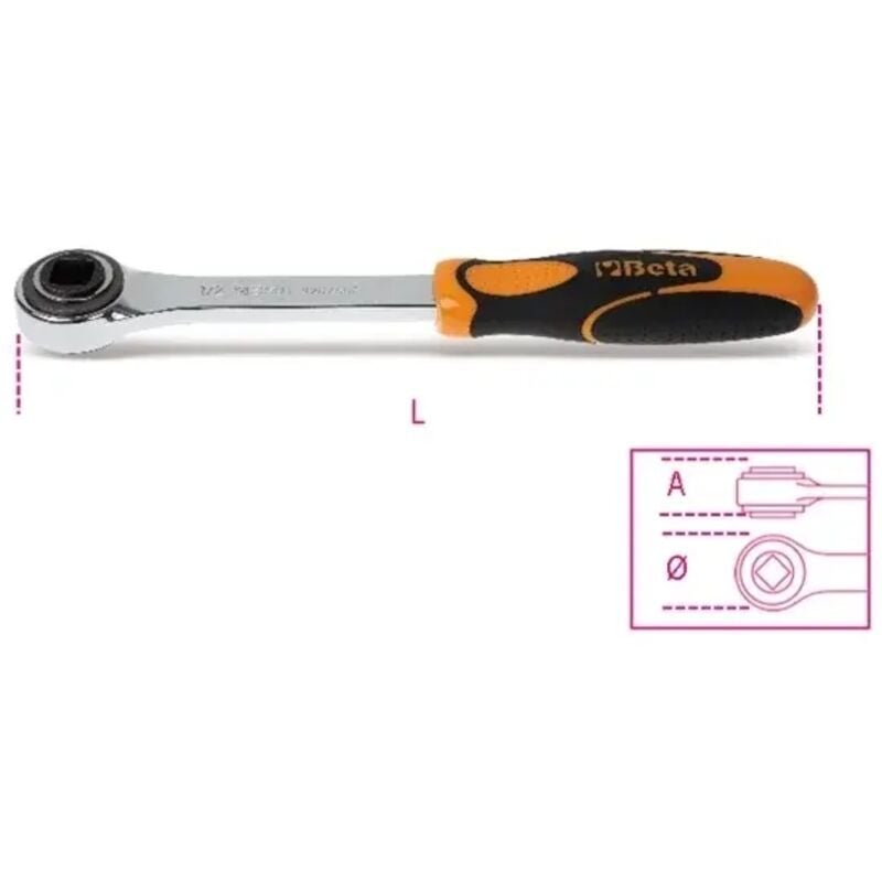 foto del prodotto cricchetto semplice 1 2 beta 920 50f 275 mm