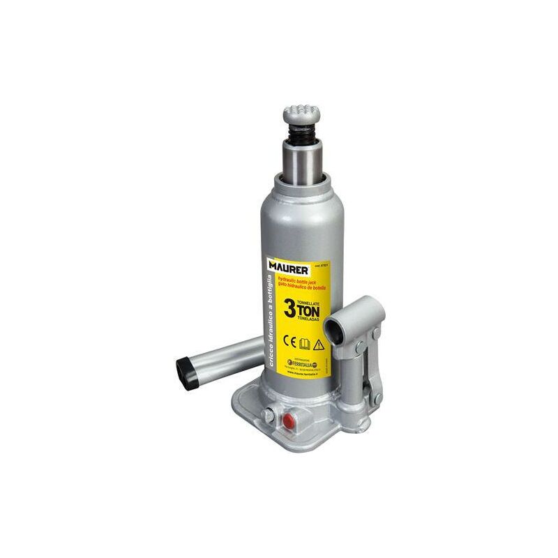 foto del prodotto cricco idraulico cric a bottiglia 3000 kg alzata 194 372 mm maurer
