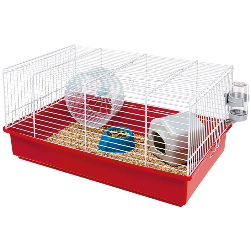 foto del prodotto criceti 9 gabbia di piccole dimensioni per criceti. variante singlepack misure 46 x 29.5 x h 23 cm ferplast