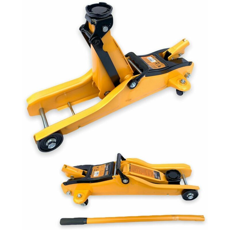 foto del prodotto crick auto 2.5t cric carrello sollevatore ribassato basso da 85 a 325mm 651311