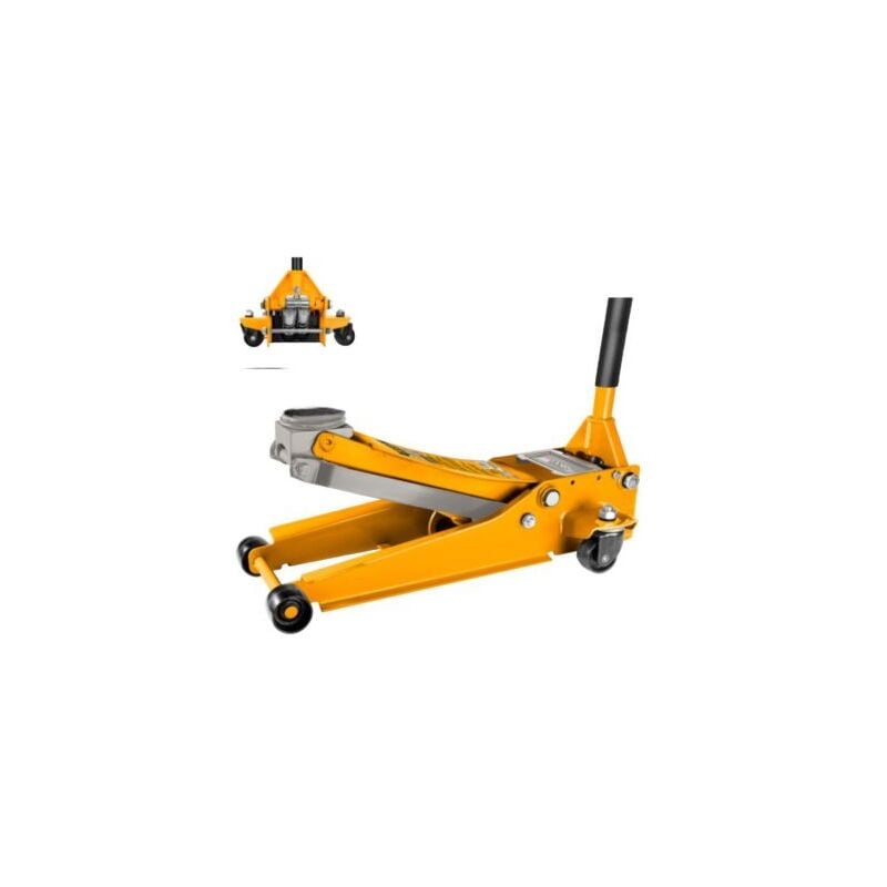 foto del prodotto crick auto 5 ton cric carrello sollevatore idraulico doppio pistone ribassato