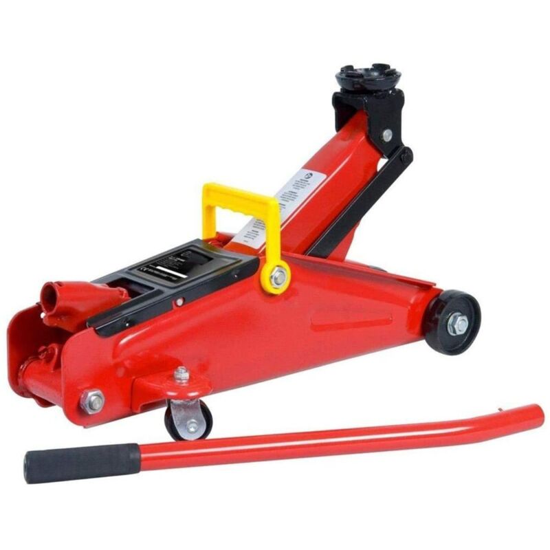 foto del prodotto crick idraulico auto sollevatore martinetto carrello meccanico 2 tonnellate auto