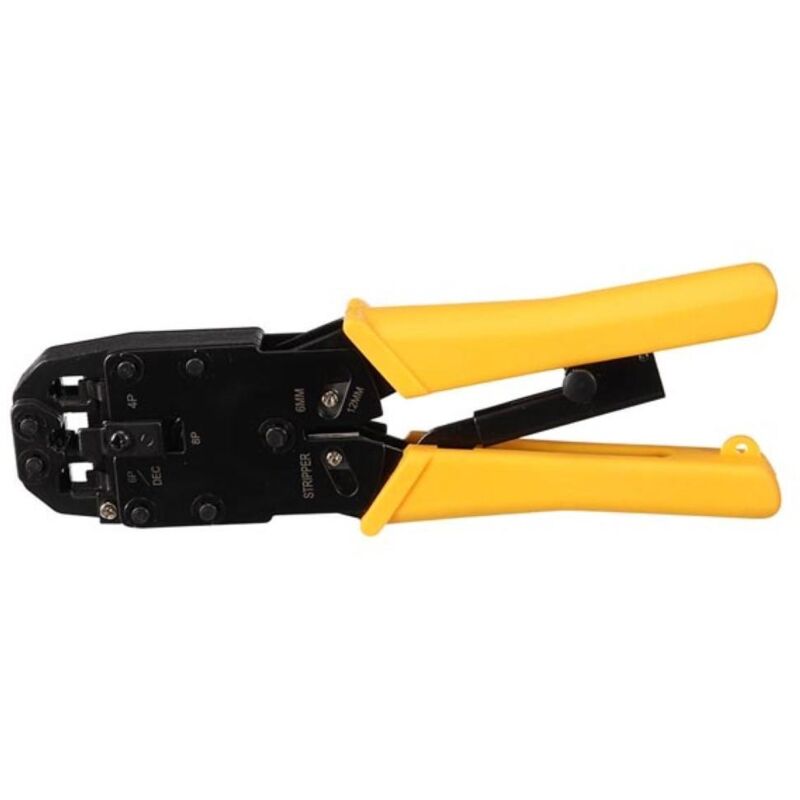 foto del prodotto crimpatore professionale per connettori modulari rj10 rj11 rj12 rj45