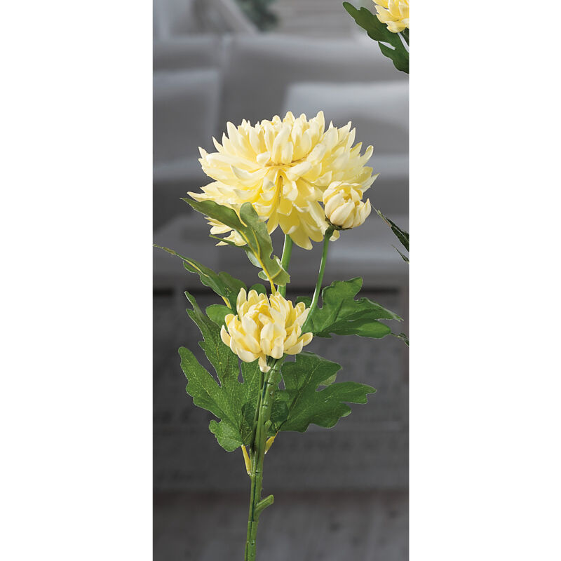 foto del prodotto crisantemo decorativo 57cm con 3 fiori in 3 colori