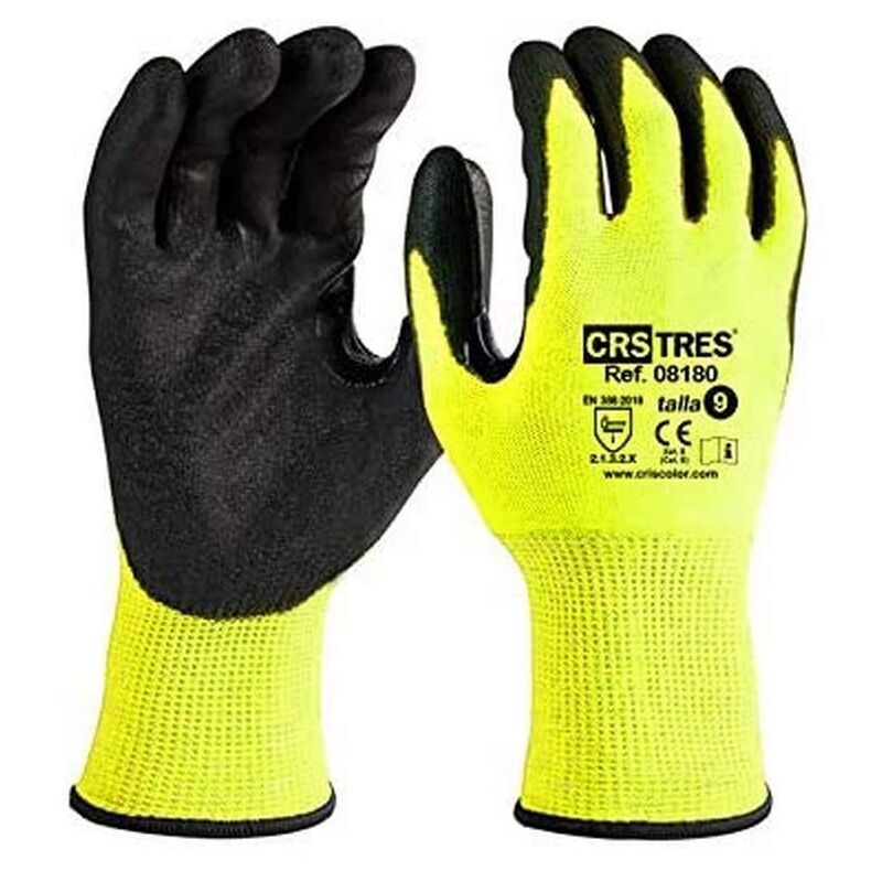 foto del prodotto criscolor guanto di protezione, taglia 9, extreme, giallo fluo e nero, 1 paio