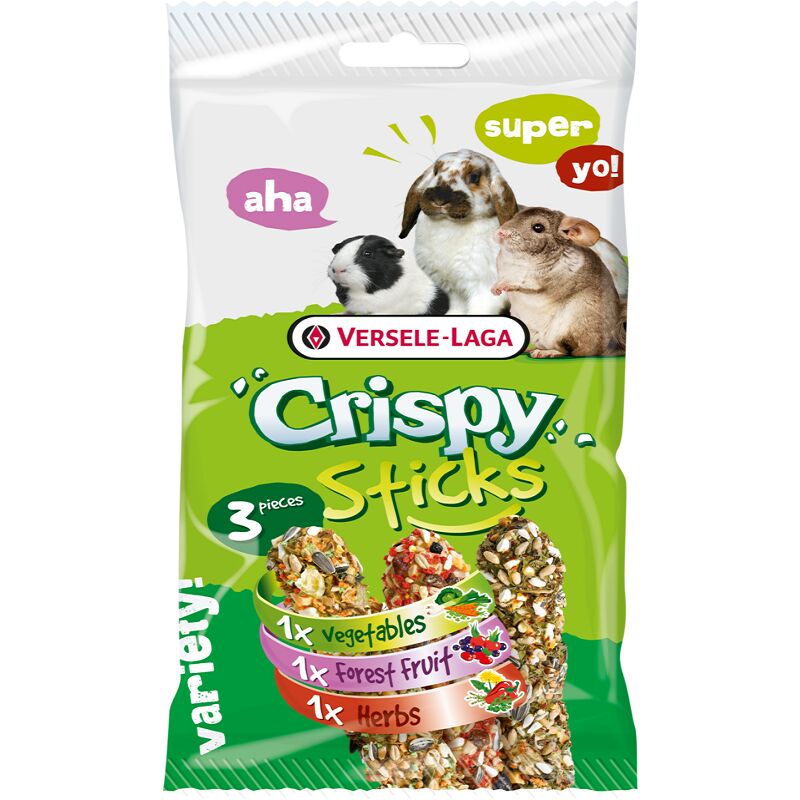 foto del prodotto crispy sicks herbivores triple variety pack 165g