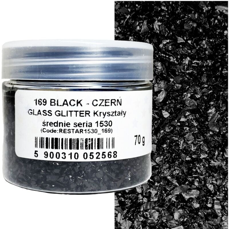 foto del prodotto cristalli decorativi renesans decoupage 70g 1530 nero nero