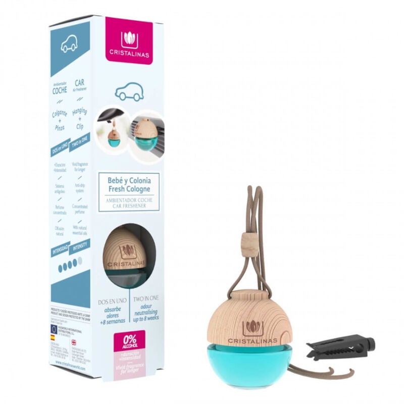 foto del prodotto cristallino car deodorante per auto fresco colonia 6ml deodorante per aria 6ml deodorante per aria de clip per griglia di ventilazione de