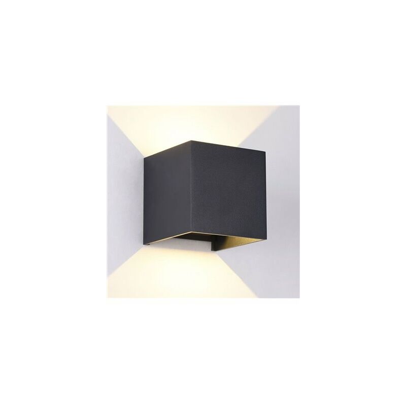 foto del prodotto cristalrecord applicare ip54 open led 2x5w 3000k antracite