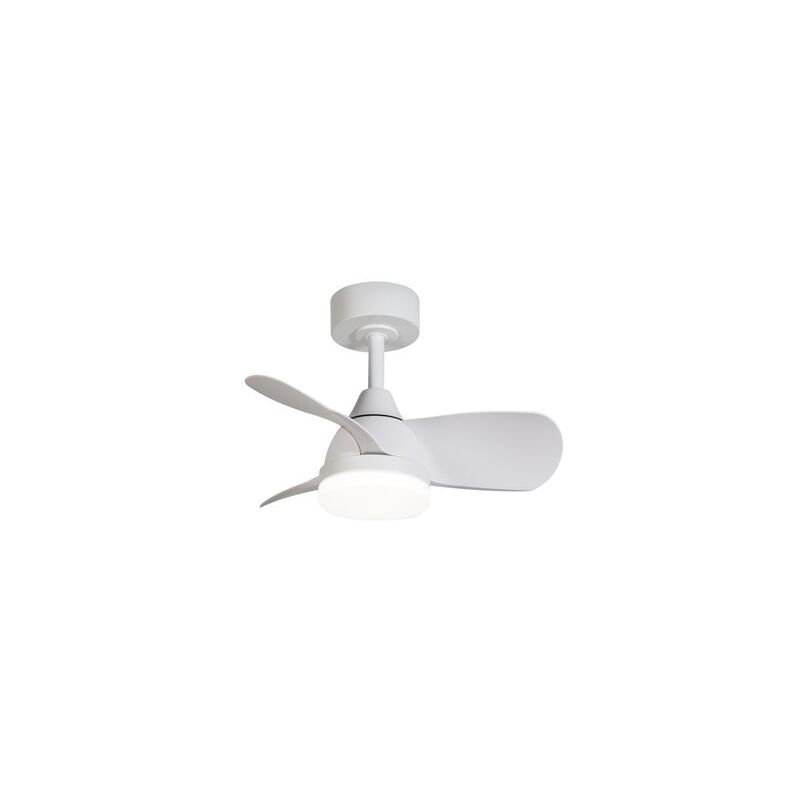 foto del prodotto cristalrecord byan mini ventilatore led bianco 18w 2000lm cct dim