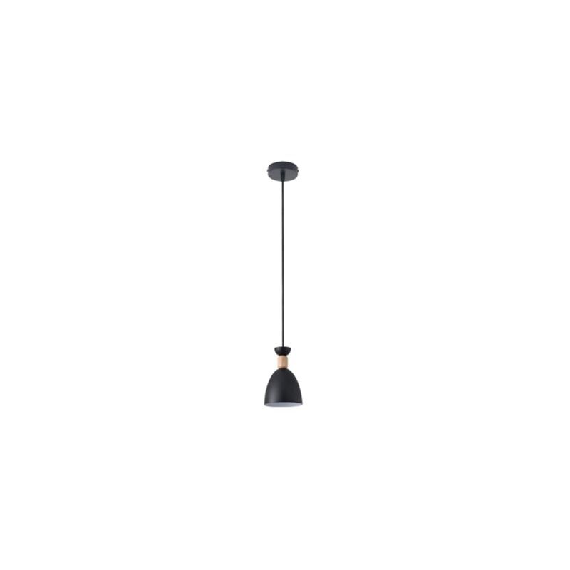 foto del prodotto cristalrecord cloe lampada da soffitto nera 1xe27